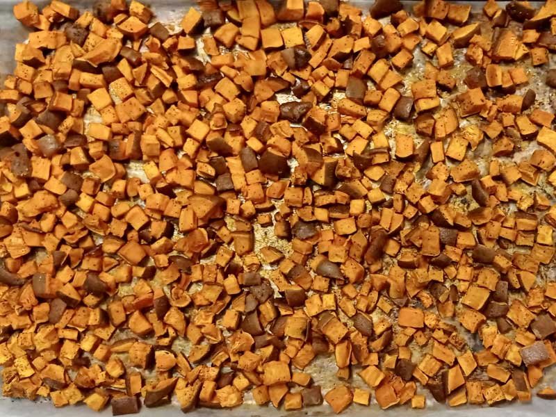 Platter of Roasted Sweet Potato