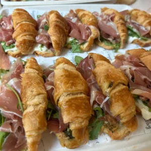 Croissant Platters Serrano ham & queso fresco